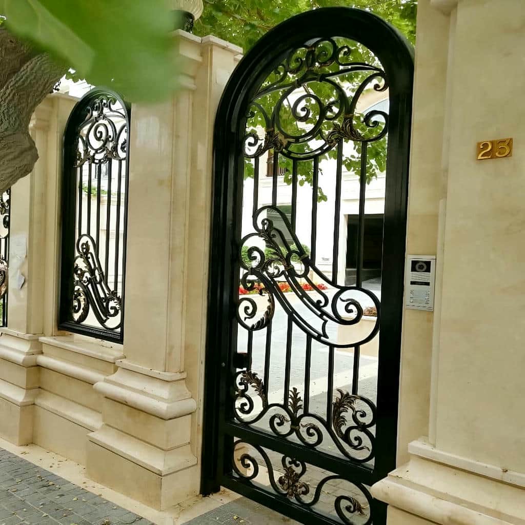 قیمت درب حیاط فرفورژه ویلایی در هشتگرد