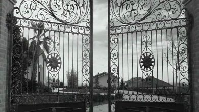 درب حیاط در محمودآباد