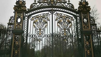 درب حیاط در ساری