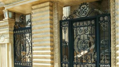 درب حیاط در قائمشهر
