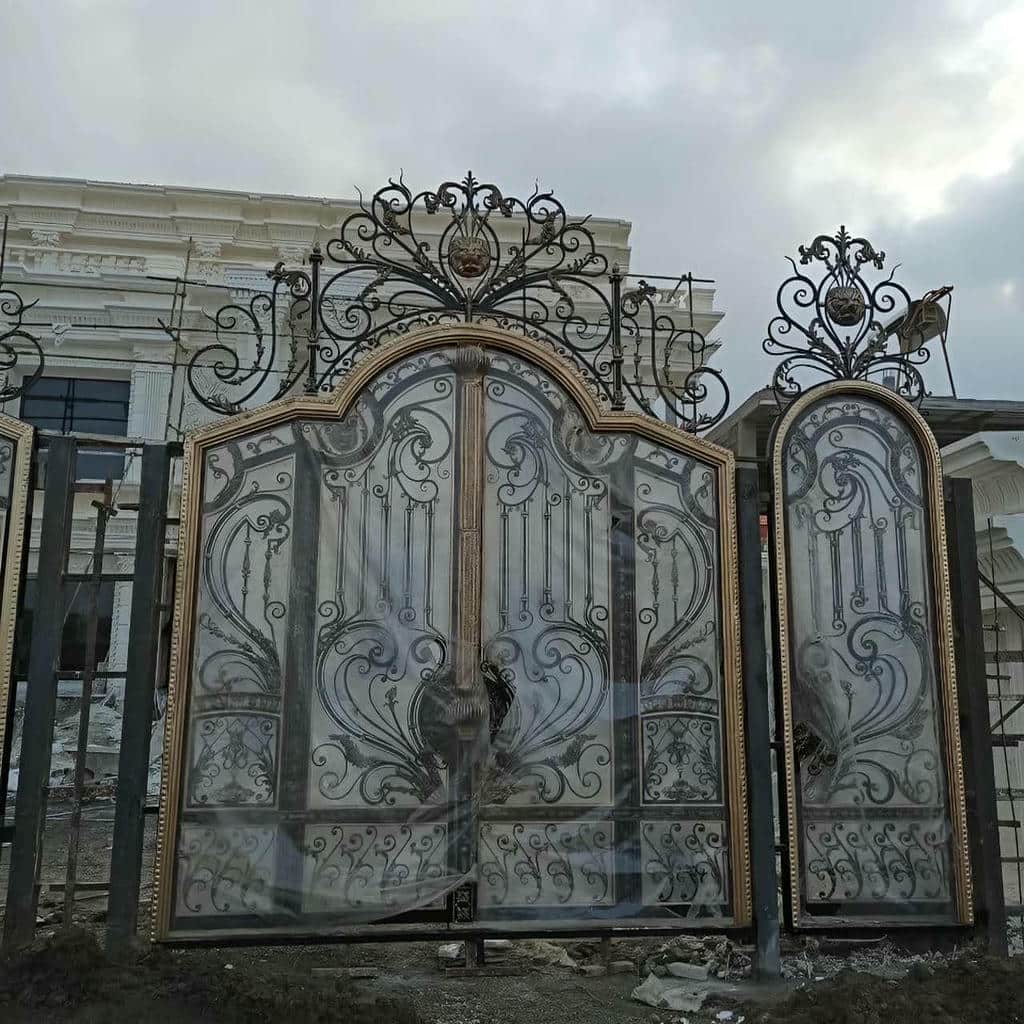 کارخانه درب حیاط ضخامت آهن در محمودآباد
