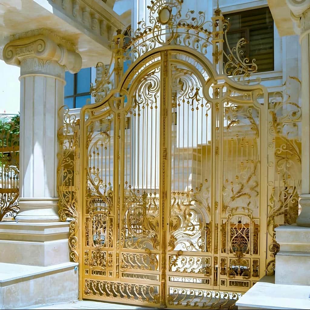 کارخانه درب حیاط دهانه دقیق در رامسر