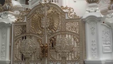 درب حیاط در فردیس کرج