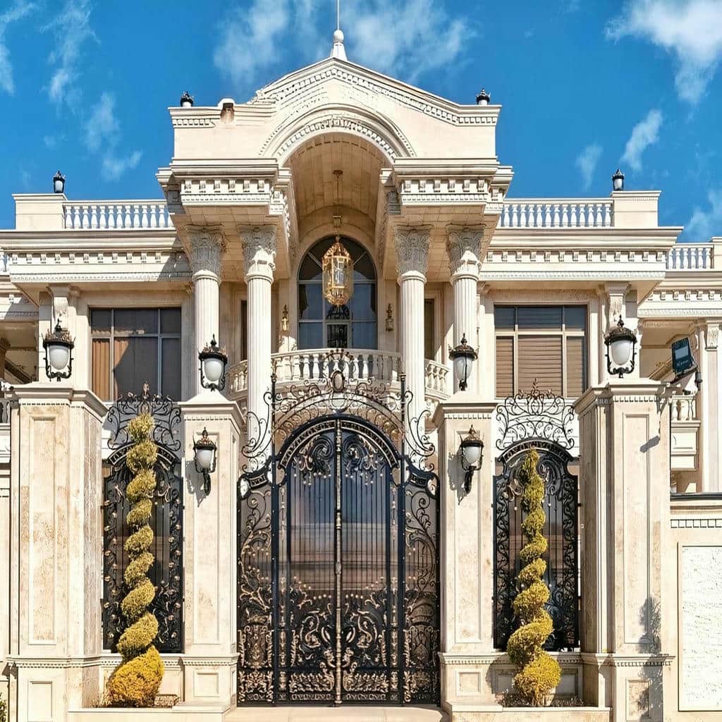 کارخانه درب حیاط پارکینگ در دماوند