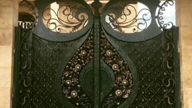 درب حیاط در کرج