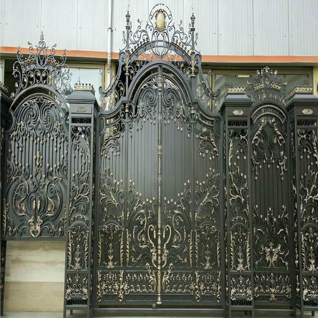 خرید درب حیاط فلزی در سمنان