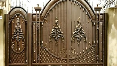 درب حیاط در بندر انزلی