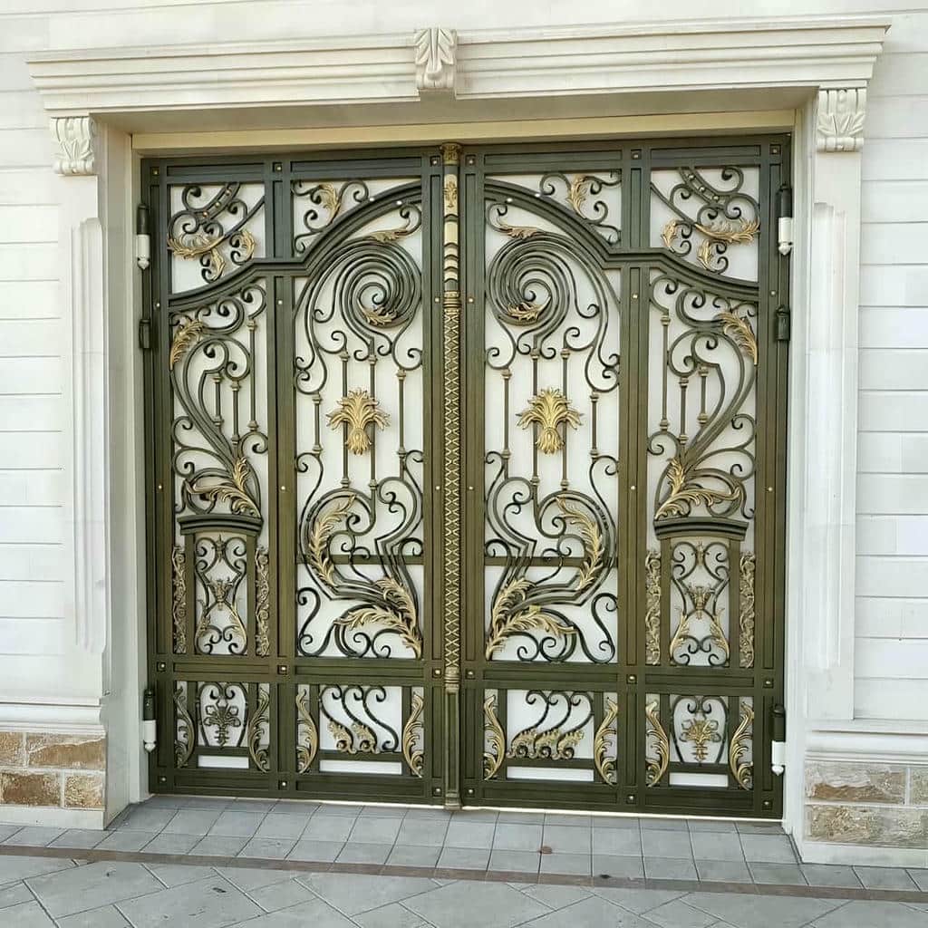 خرید درب حیاط فلزی در دماوند