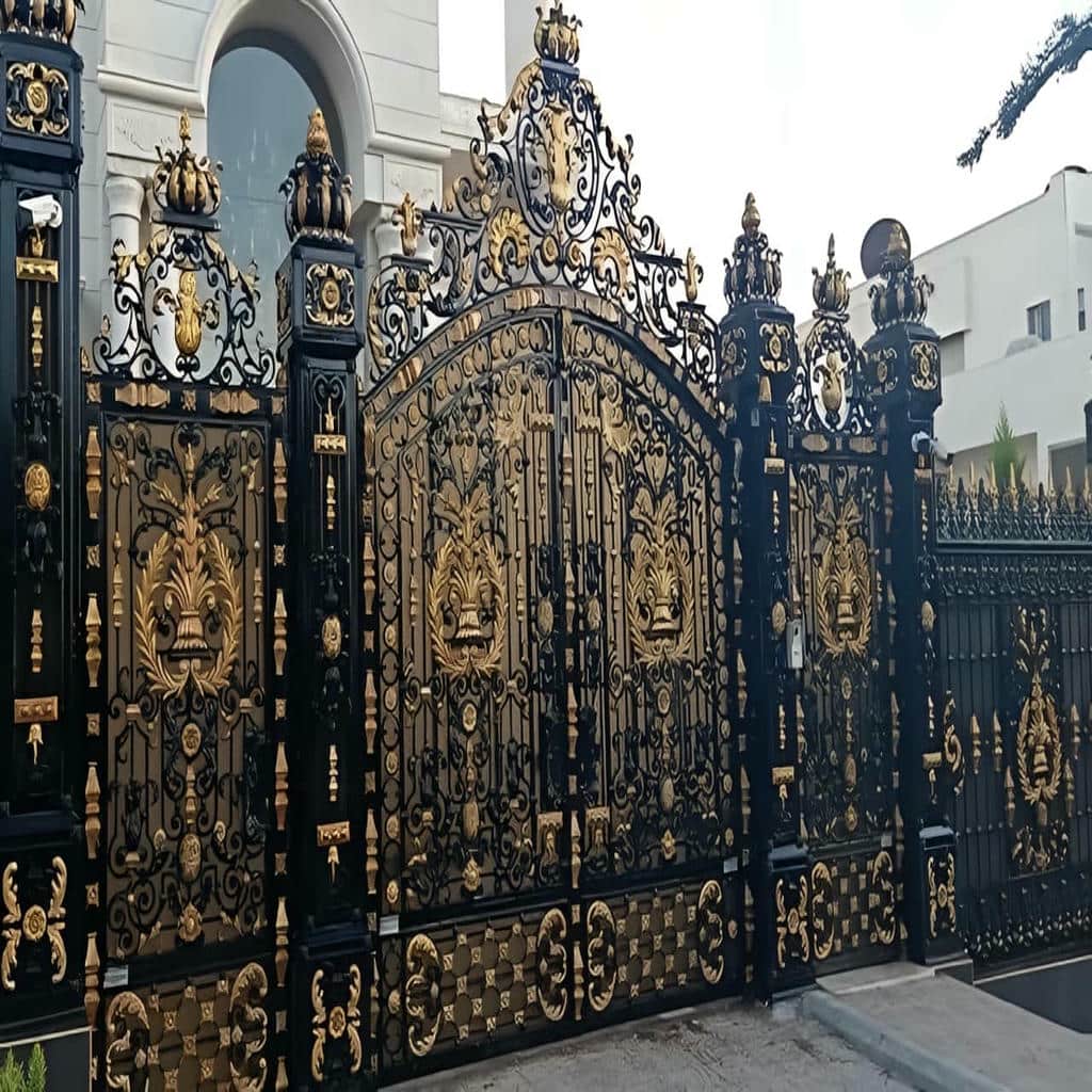 کارخانه درب حیاط دهانه ورودی در مهرشهر کرج