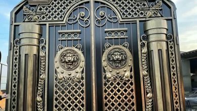 درب حیاط در نسیم شهر