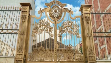 درب حیاط در اصفهان