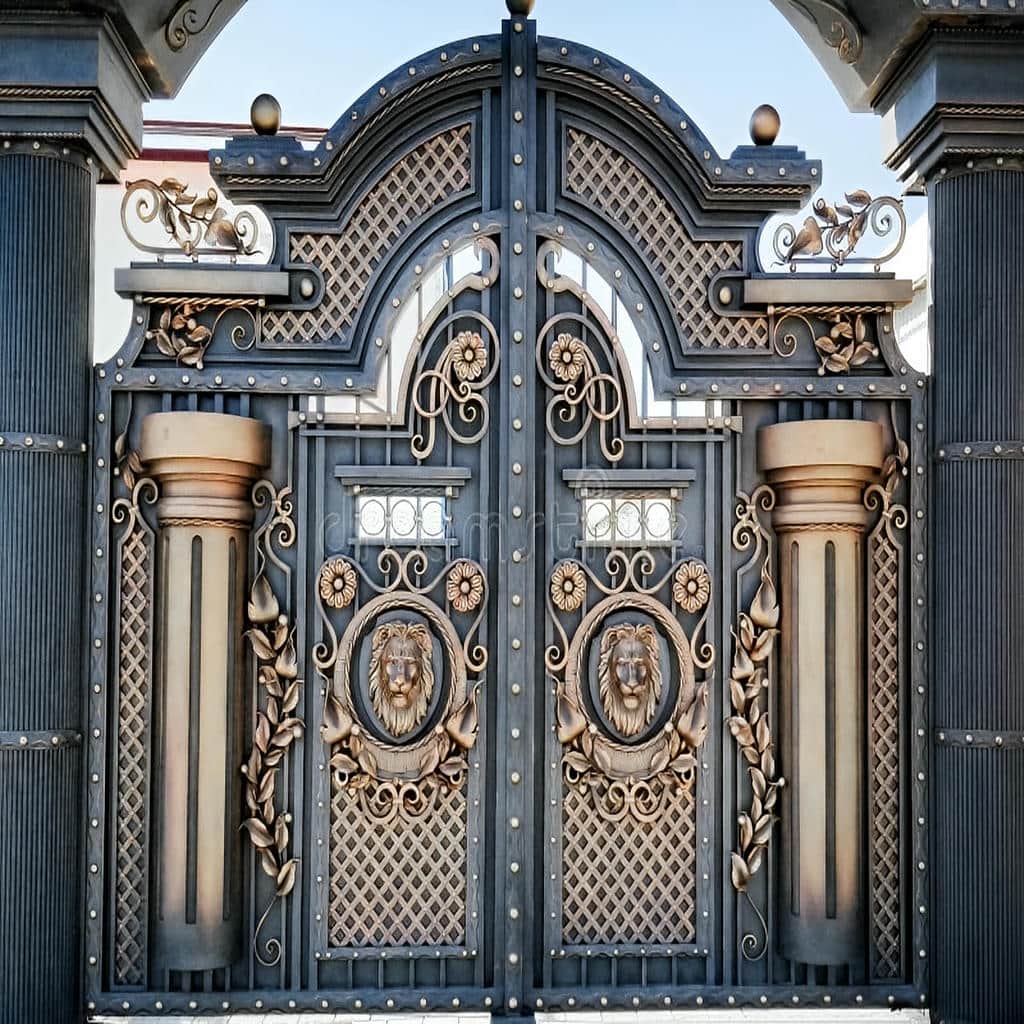 خرید درب حیاط فلزی در اهواز