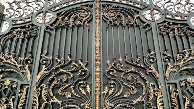 درب حیاط در سنندج