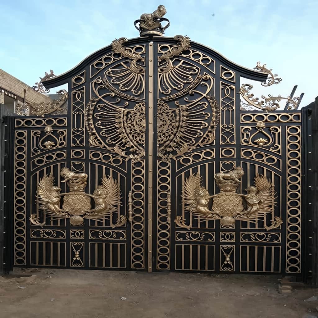 خرید درب حیاط ابعاد دهانه در آبسرد