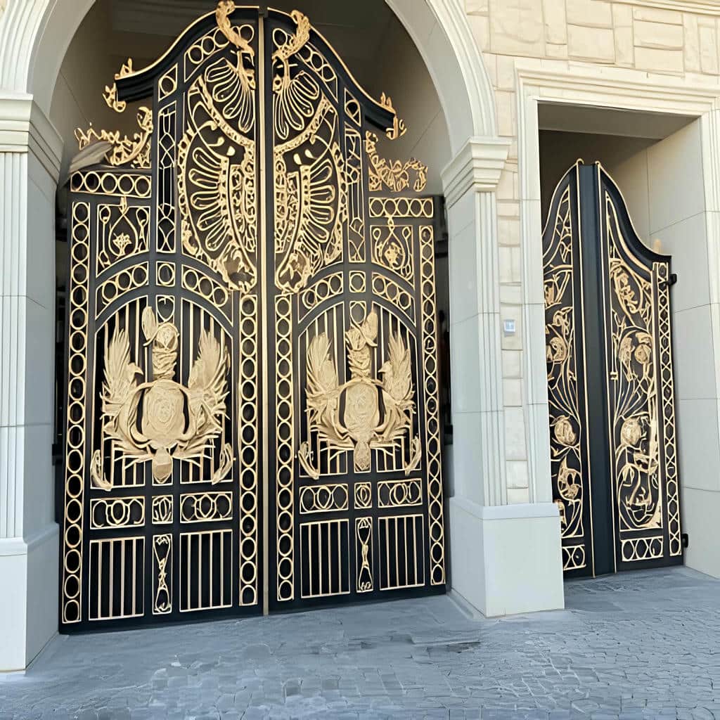 نصب درب حیاط دهانه دقیق در خرم آباد