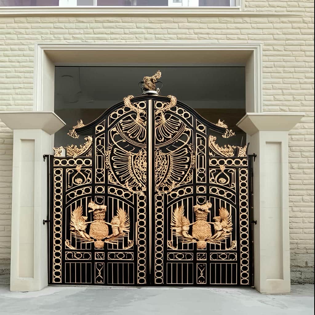 خرید درب حیاط فلزی در آبسرد