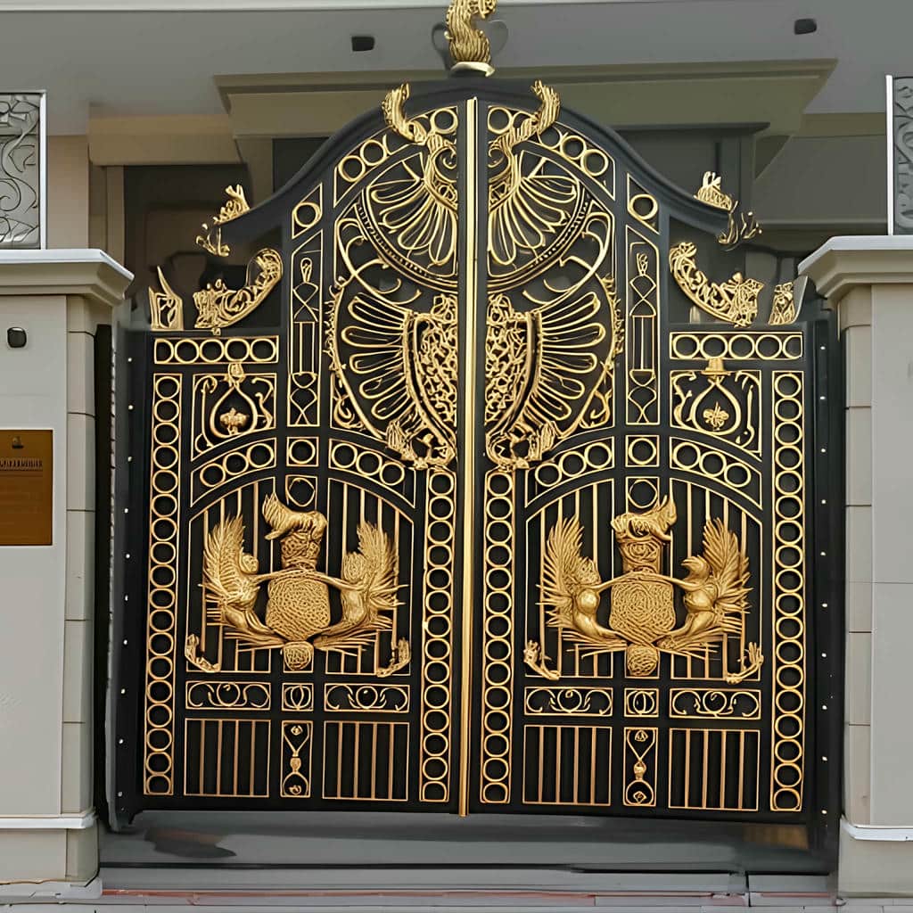 خرید درب حیاط فلزی در آمل