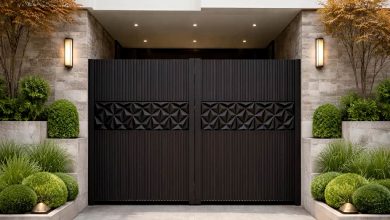 درب حیاط در لواسان