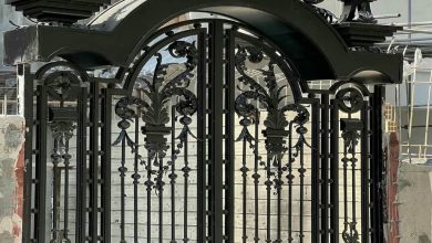 درب حیاط در مهرشهر کرج