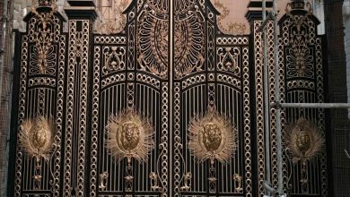 درب حیاط در بندرعباس