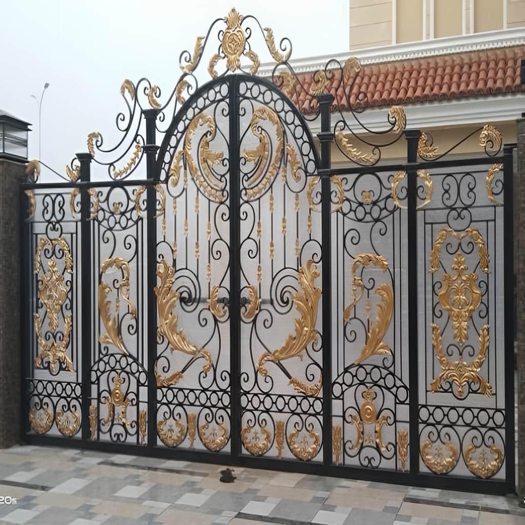 نصب درب حیاط ورودی ویلا در سقز