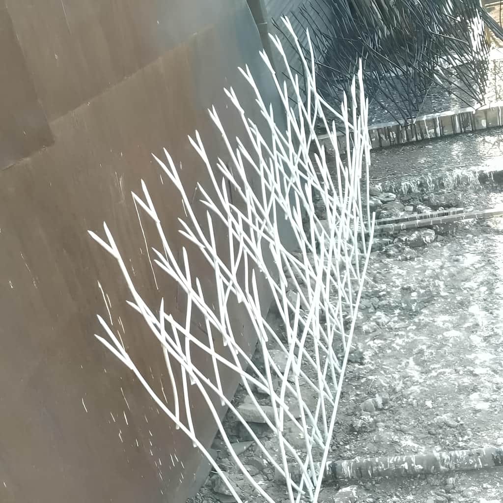 حفاظ شاخ گوزنی خاردار با رنگ کوره ای بادوام