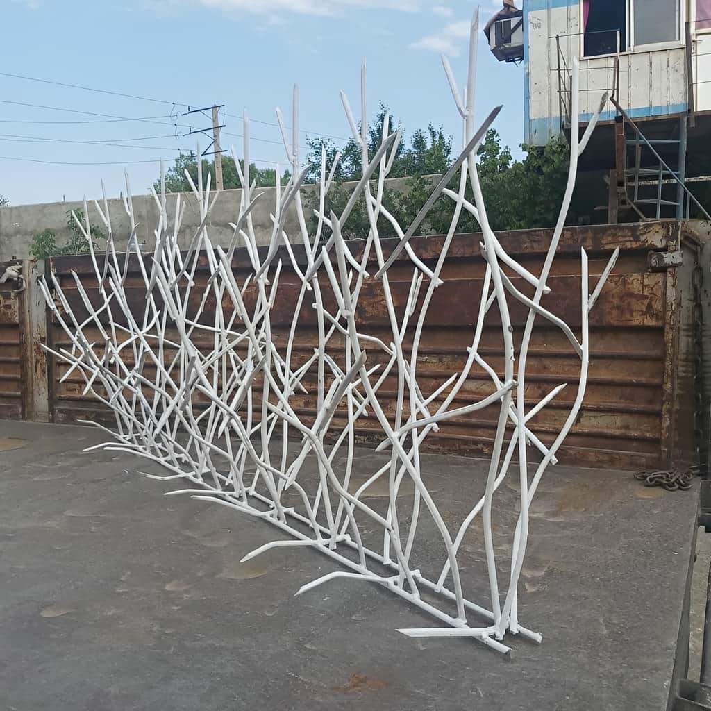 حفاظ شاخ گوزنی با جوشکاری تمیز شاخه ها