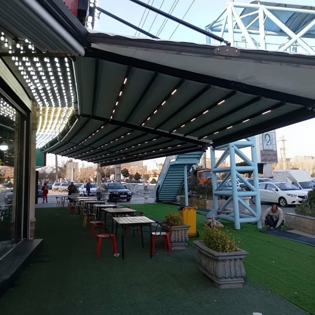 ساخت سقف اتوماتیک برای کافی شاپ