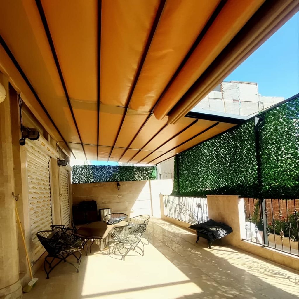 خرید سقف تاشو برقی برای فضای باز
