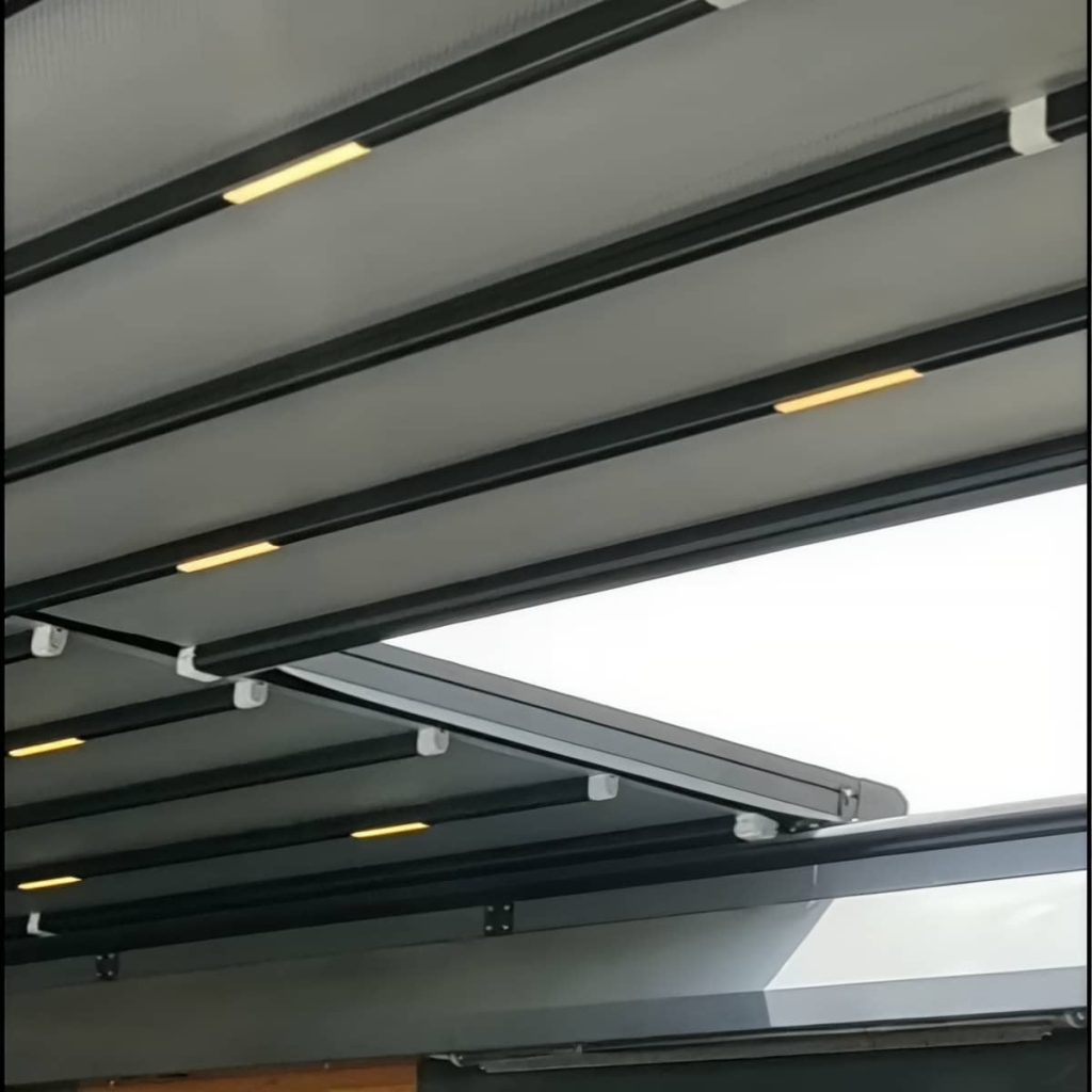 نصب سقف اتوماتیک برای روف گاردن
