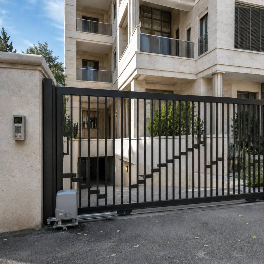 6 نمونه درب برقی پارکینگ ریلی