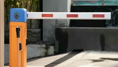 13 نمونه راهبند فروشگاهی پارکینگ طبقاتی