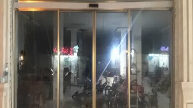 13 طرح درب اتوماتیک شیشه ای ورودی ساختمان اداری