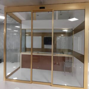 12 مدل درب اتوماتیک شیشه ای کم صدا موتور آرام