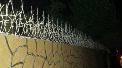 6 طرح حفاظ دیوار ضد سرقت میلگردی
