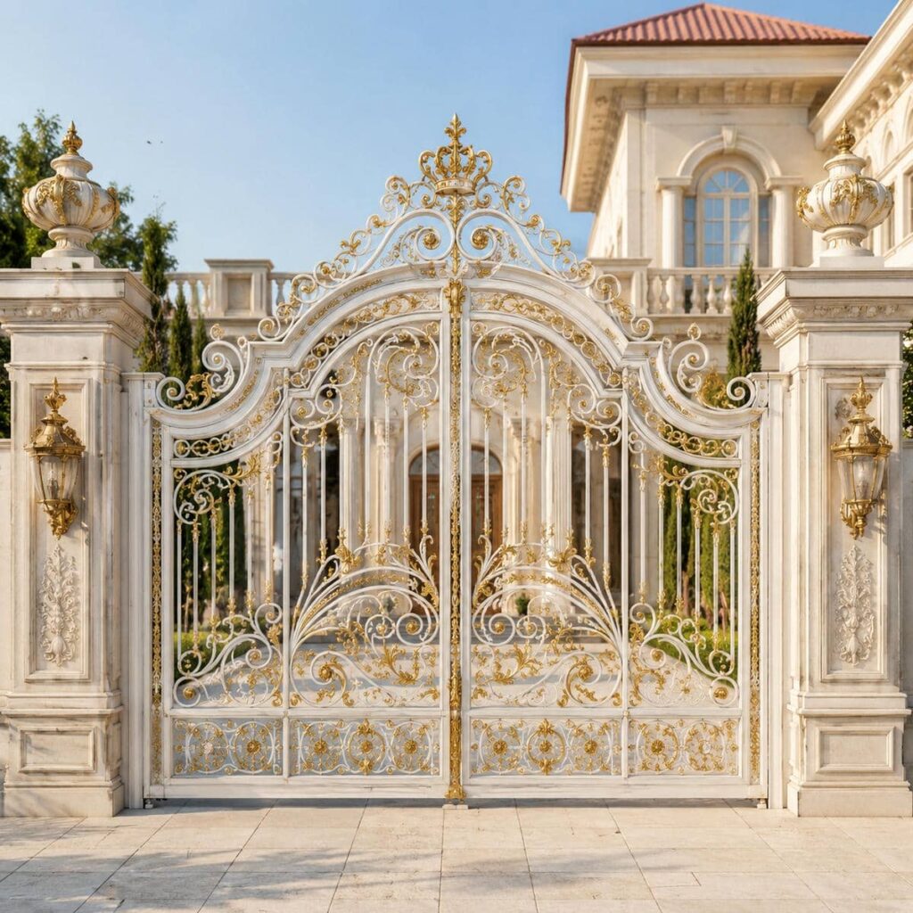 خرید درب آهنی شیک ورودی حیاط