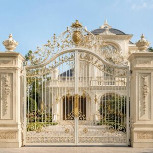 7 مدل درب حیاط طاق دار