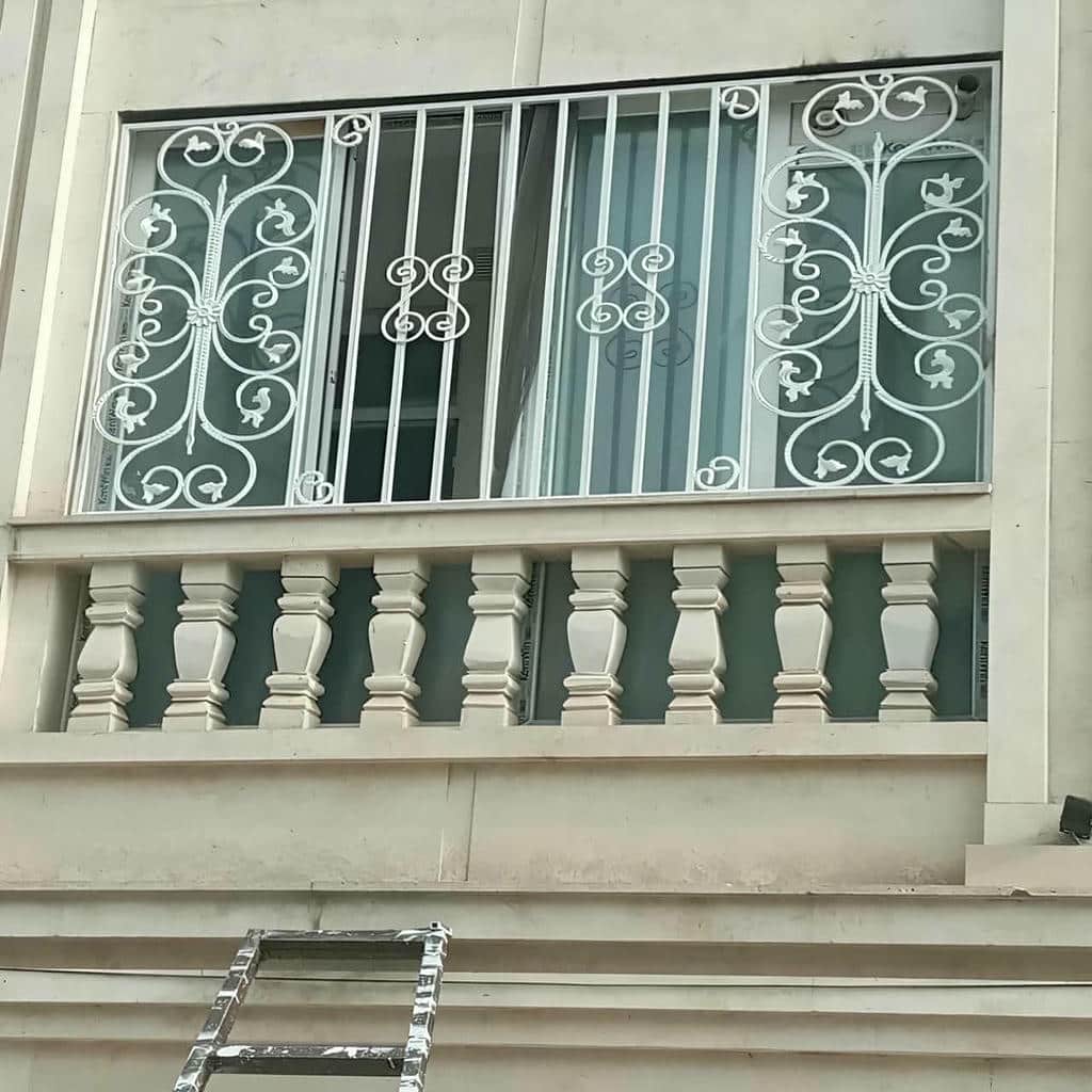قیمت حفاظ پنجره شبکه هندسی بر اساس جزئیات ساخت