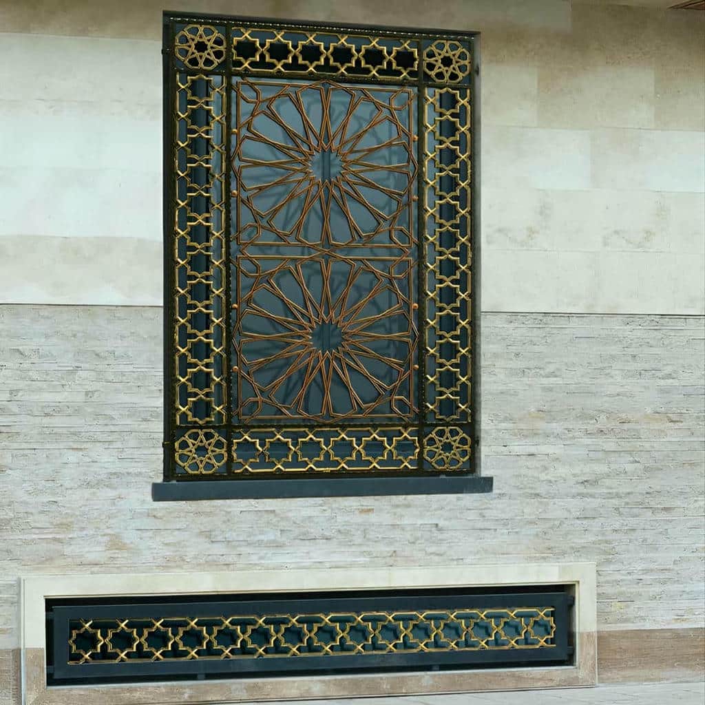 سفارش نرده پنجره شاسی دار بر اساس ابعاد واقعی