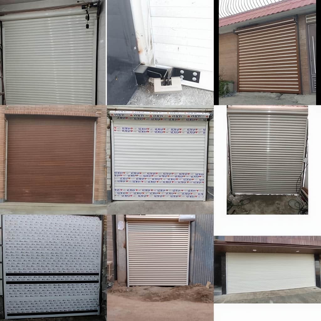نصب درب کرکره ای پارکینگ اتوماتیک با فتوسل