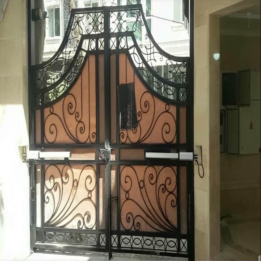 مدل هیدرولیکی جک درب دو لنگه لولایی