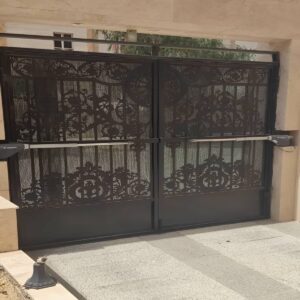 6 مدل درب اتوماتیک ریلی حیاط