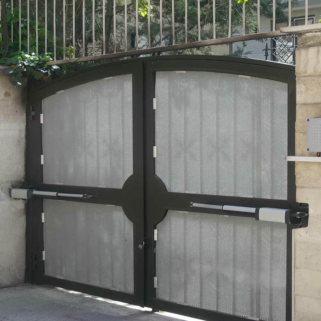 قیمت جک بازویی درب پارکینگ دو لنگه با تجهیزات ایمنی