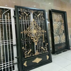 10 مدل درب حیاط بزرگ پارکینگ