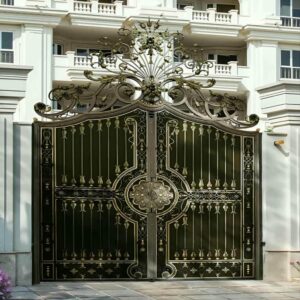 14 طرح درب پارکینگ سنگین شاسی دوبل