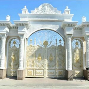 7 طرح درب پارکینگ آهنی ریلی