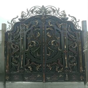 8 مدل درب پارکینگ کشویی محوطه