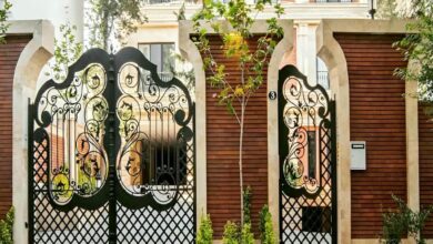 14 مدل درب پارکینگ لوکس ورودی ویلا