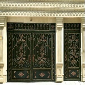 10 نمونه درب پارکینگ مدرن پنل مشبک