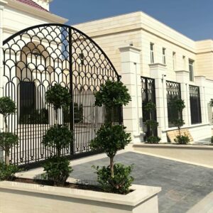 11 طرح درب ورودی باغ ویلایی